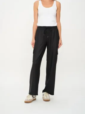 NonRestrictiveCut Sporty Look Six Fifty Coated Cargo Pant