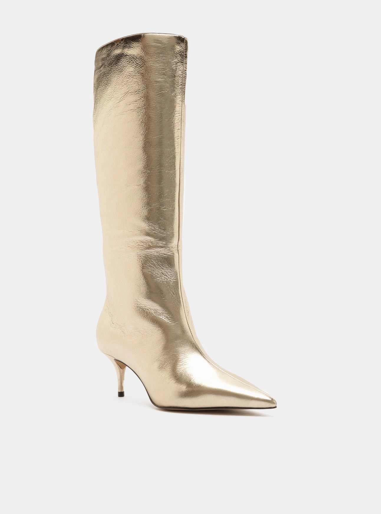 Skye Leather Stiletto Boot Rugged Built All Day Worker