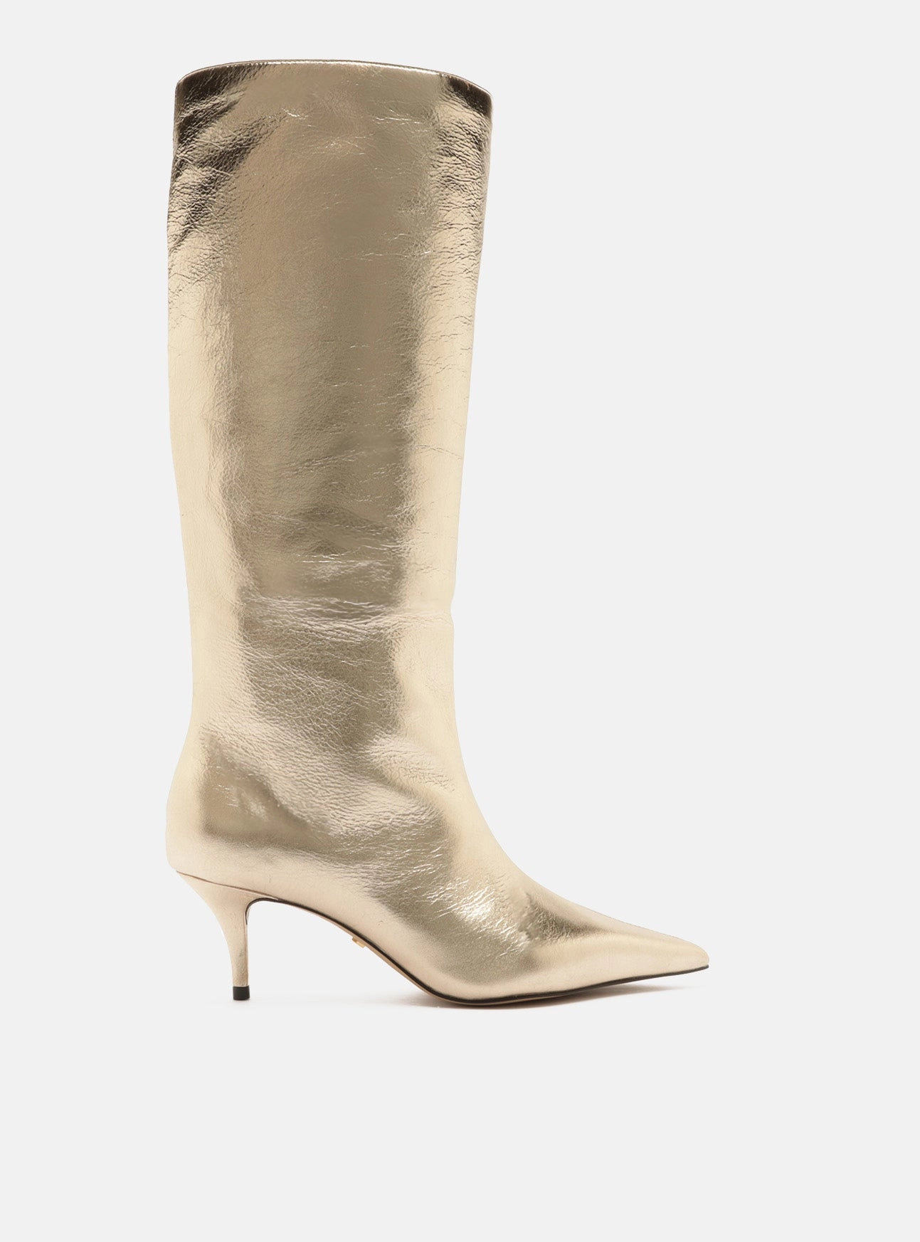 Skye Leather Stiletto Boot Seamless Comfort Morning Walk