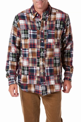 Eco Dye Process CushionedSupport Chase Shirt Fall Patch Madras