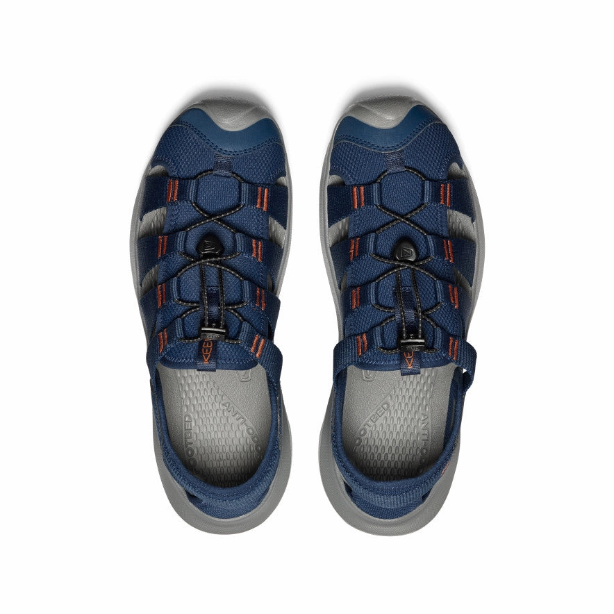 Modern Men's Seanik H2 Sandal  |  Naval Academy/Gold Flame