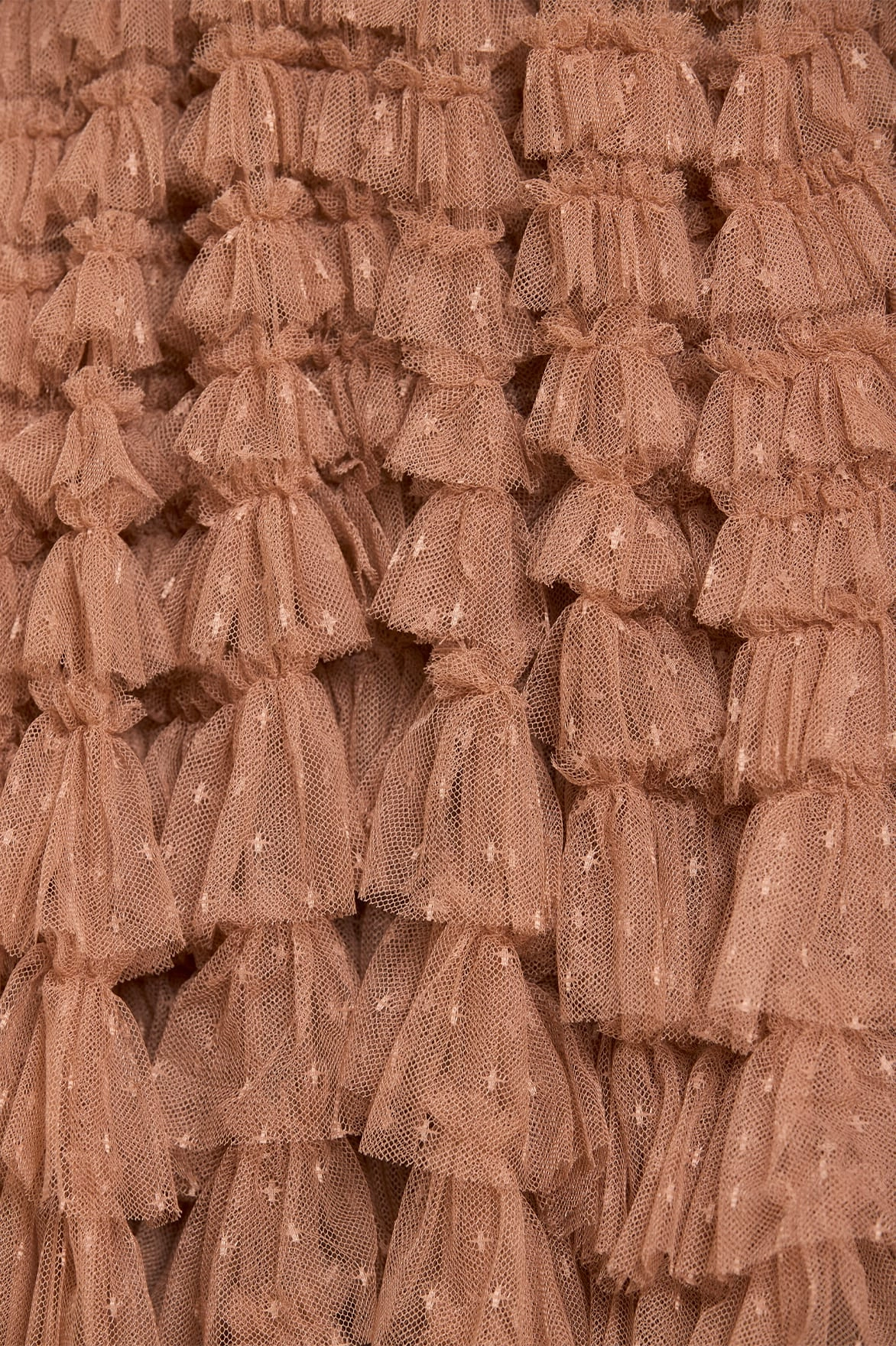 Retro Detail Hattie Ruffle Strapless Ankle Gown