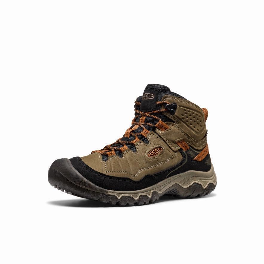 Thermal Barrier Patterned Surface Men's Targhee IV Waterproof Hiking Boot  |  Sea Turtle/Roasted Pecan