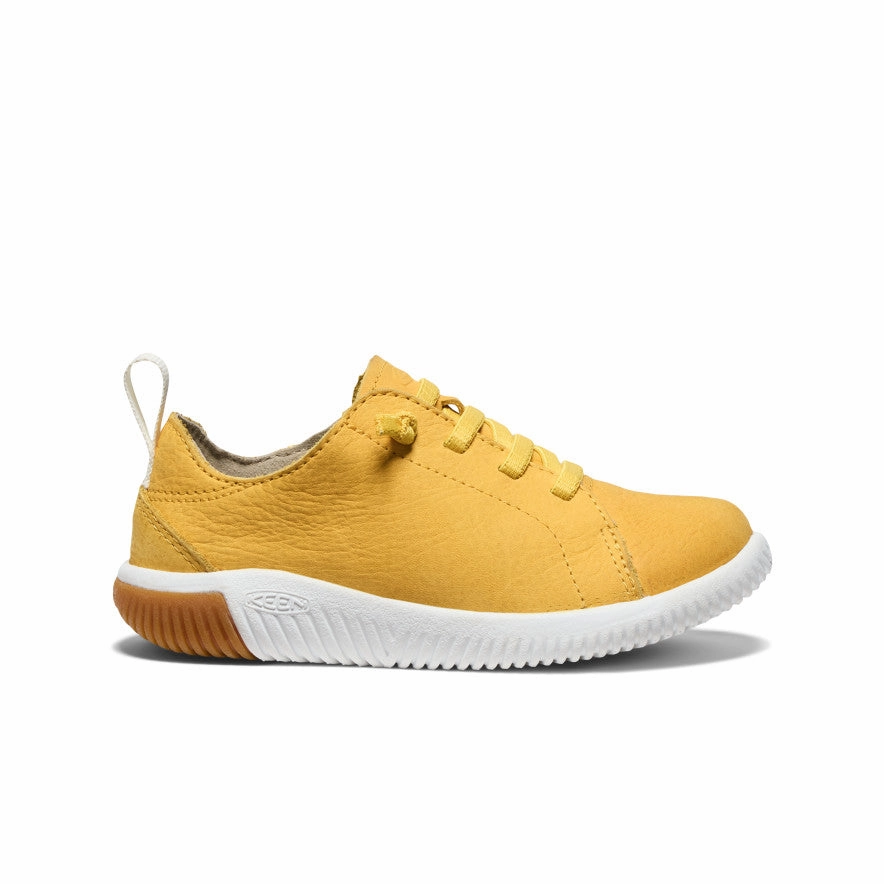 Little Kids' KNX Leather Sneaker  |  Daffodil/Star White Comfort Walk Slip