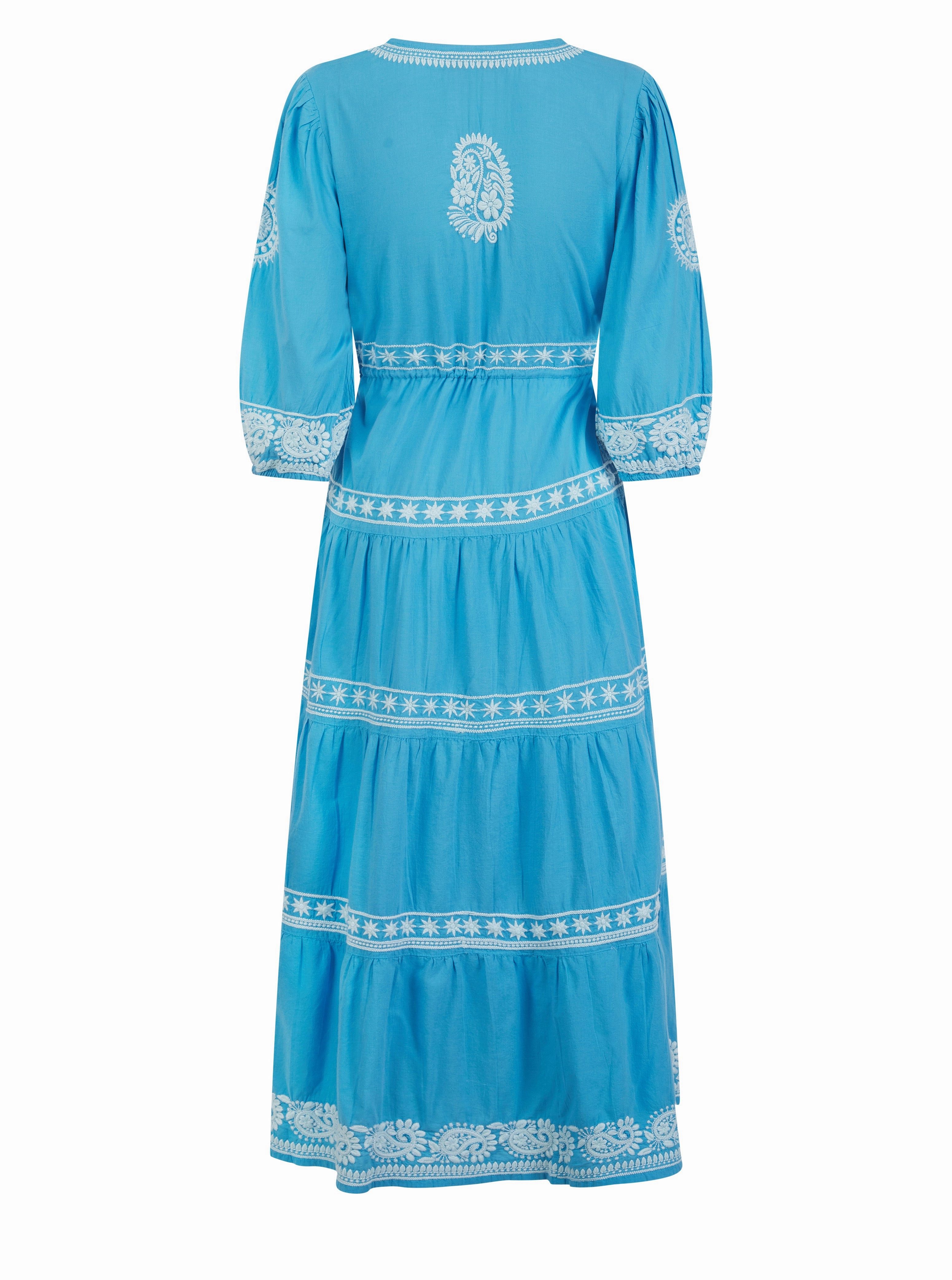 Smart Lines Comfy Layers Azul Kaftan Cornflower
