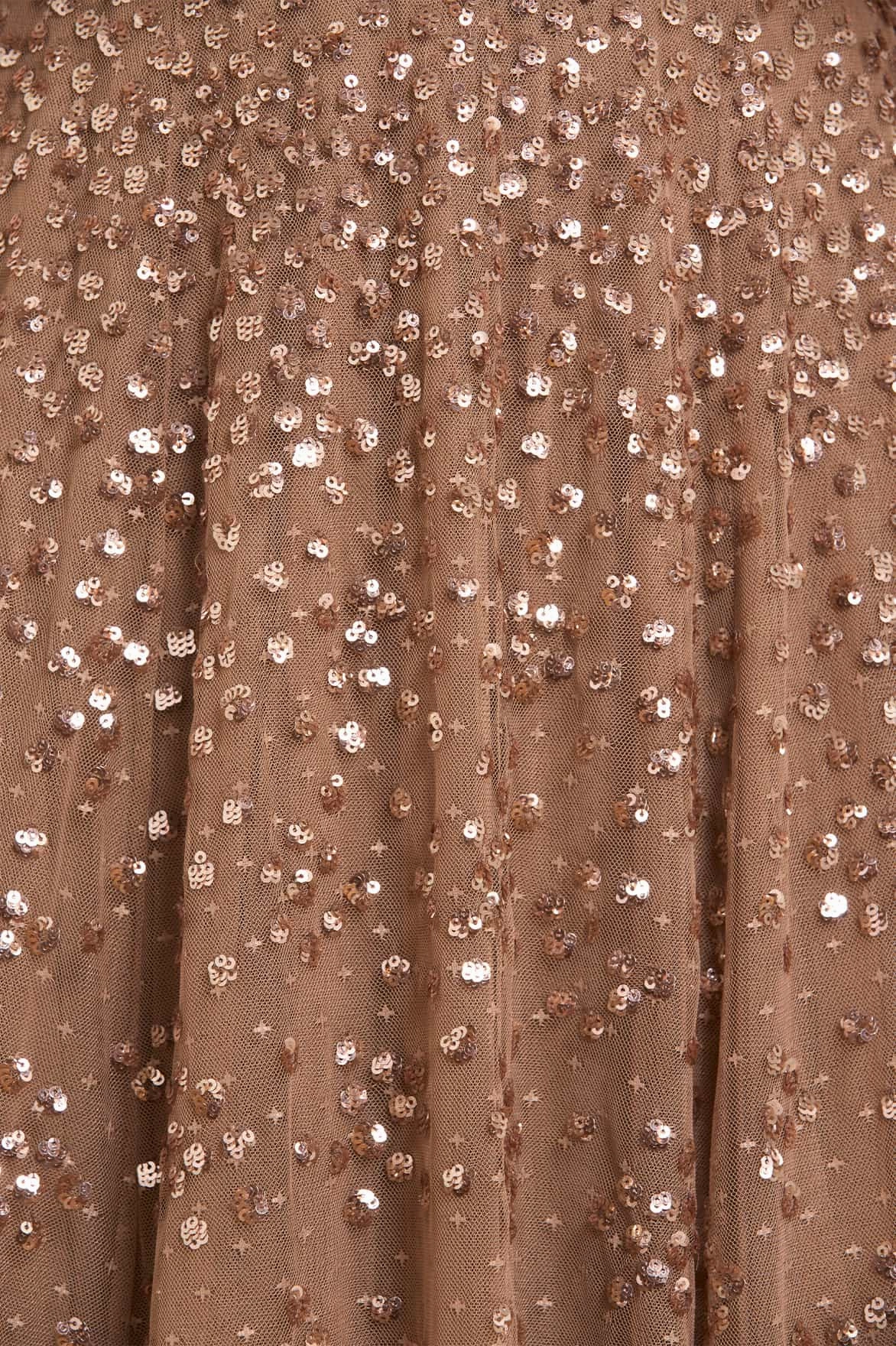 Leila Dot V-Neck Cape Ankle Gown Daily Flex Quick Outfit