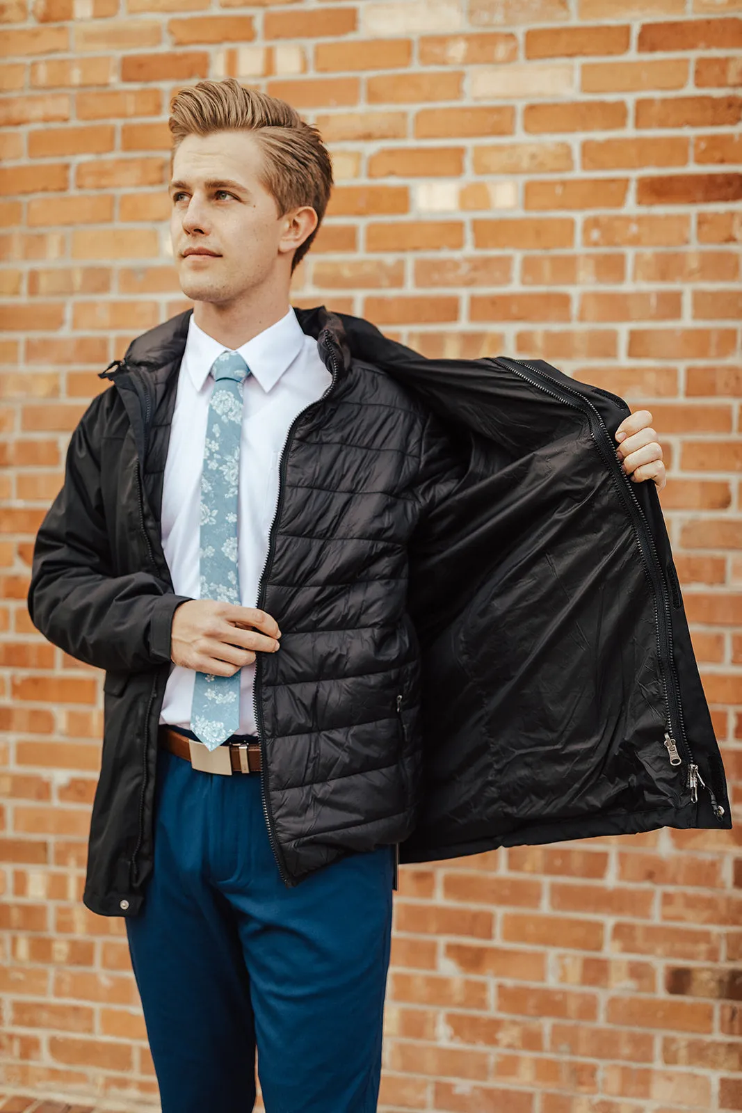 Non Slip Shoulder Seams Layered Ventilation Zones MMall 3-in-1 Coat