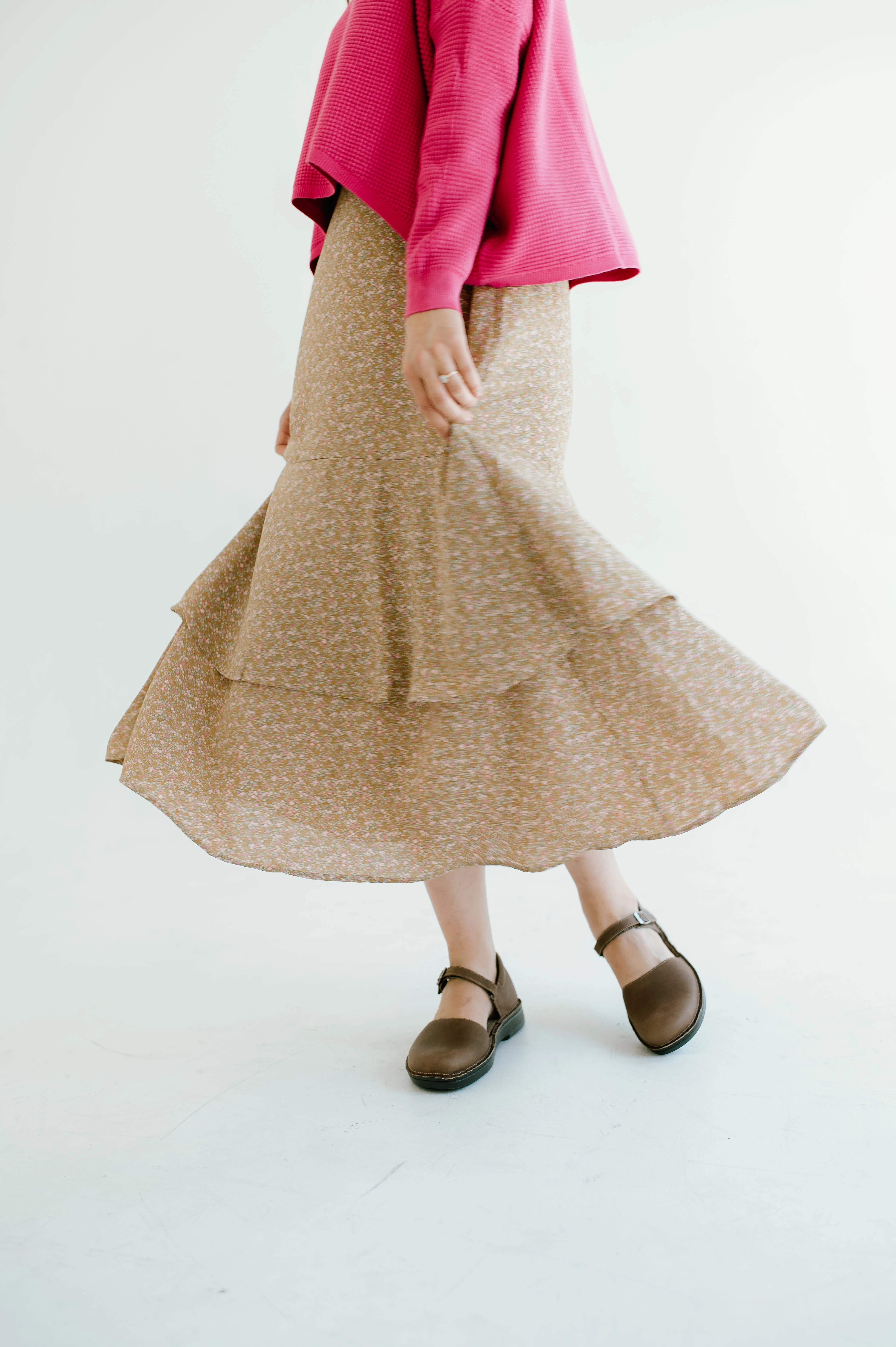 color block Edgy Look Rory Skirt