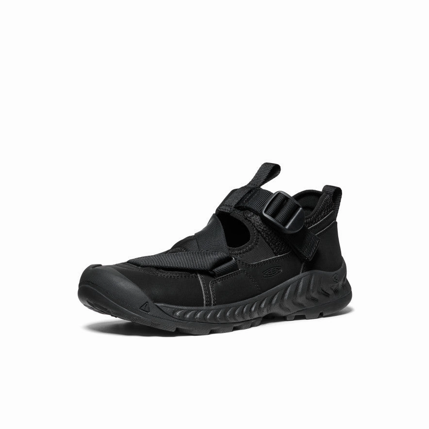 All Gender Hoodzerra Sandal  |  Black/Black Breathable Footbed
