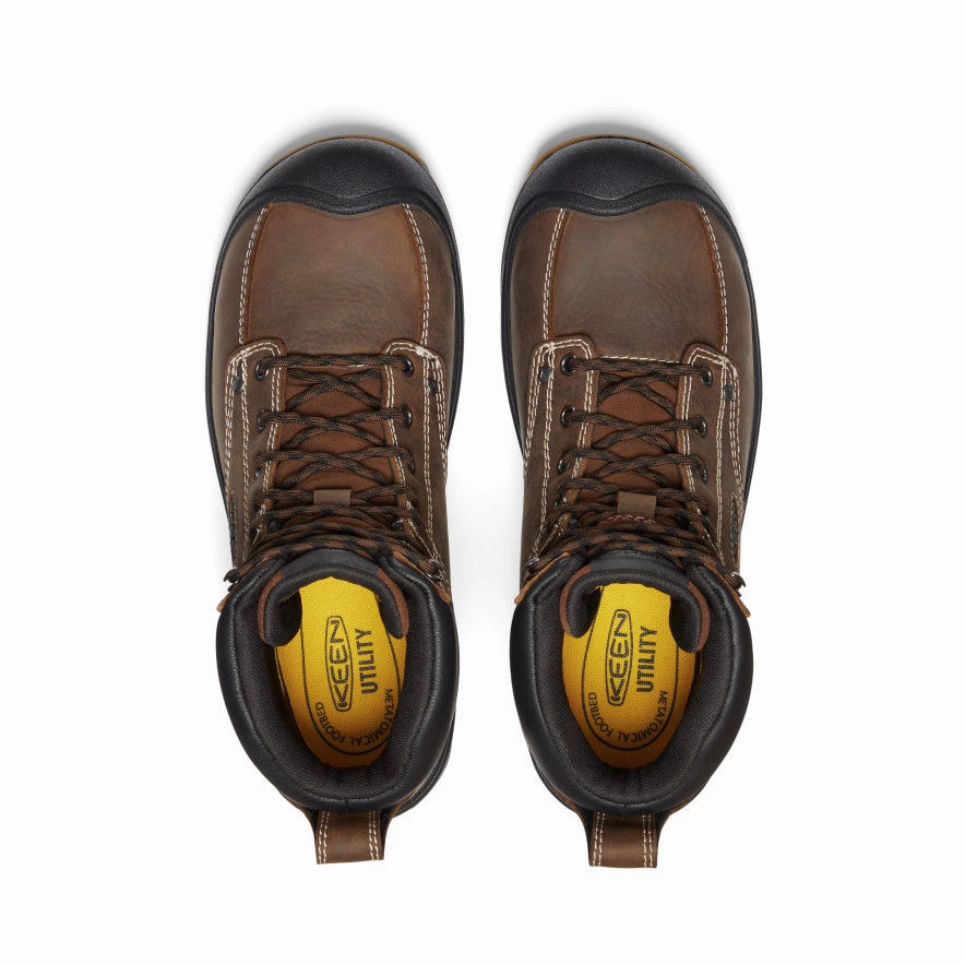 Men's Fort Wayne 6" Waterproof (Soft Toe)  |  Dark Earth/Gum Stable Support Weather Resistant User