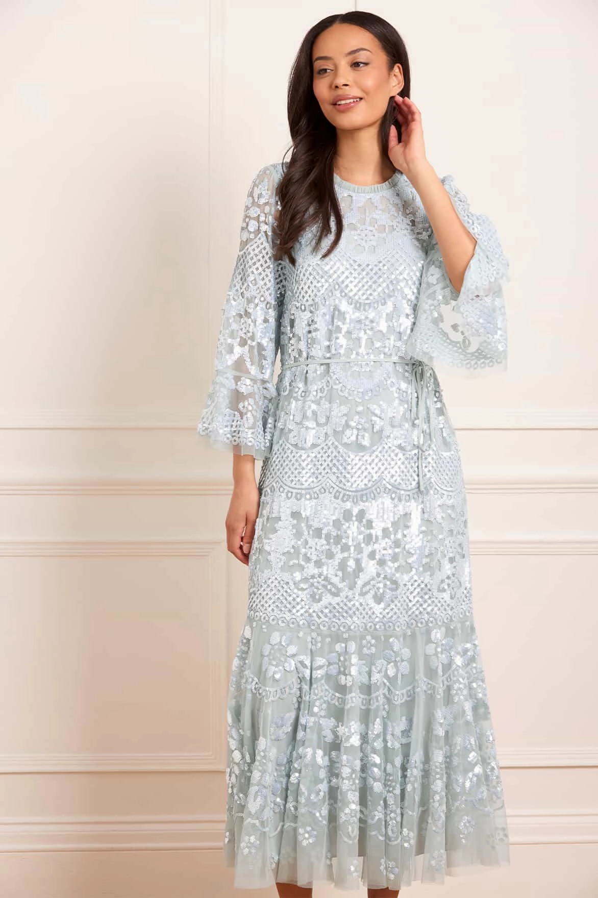 Snowdrop Ankle Gown Slim Form