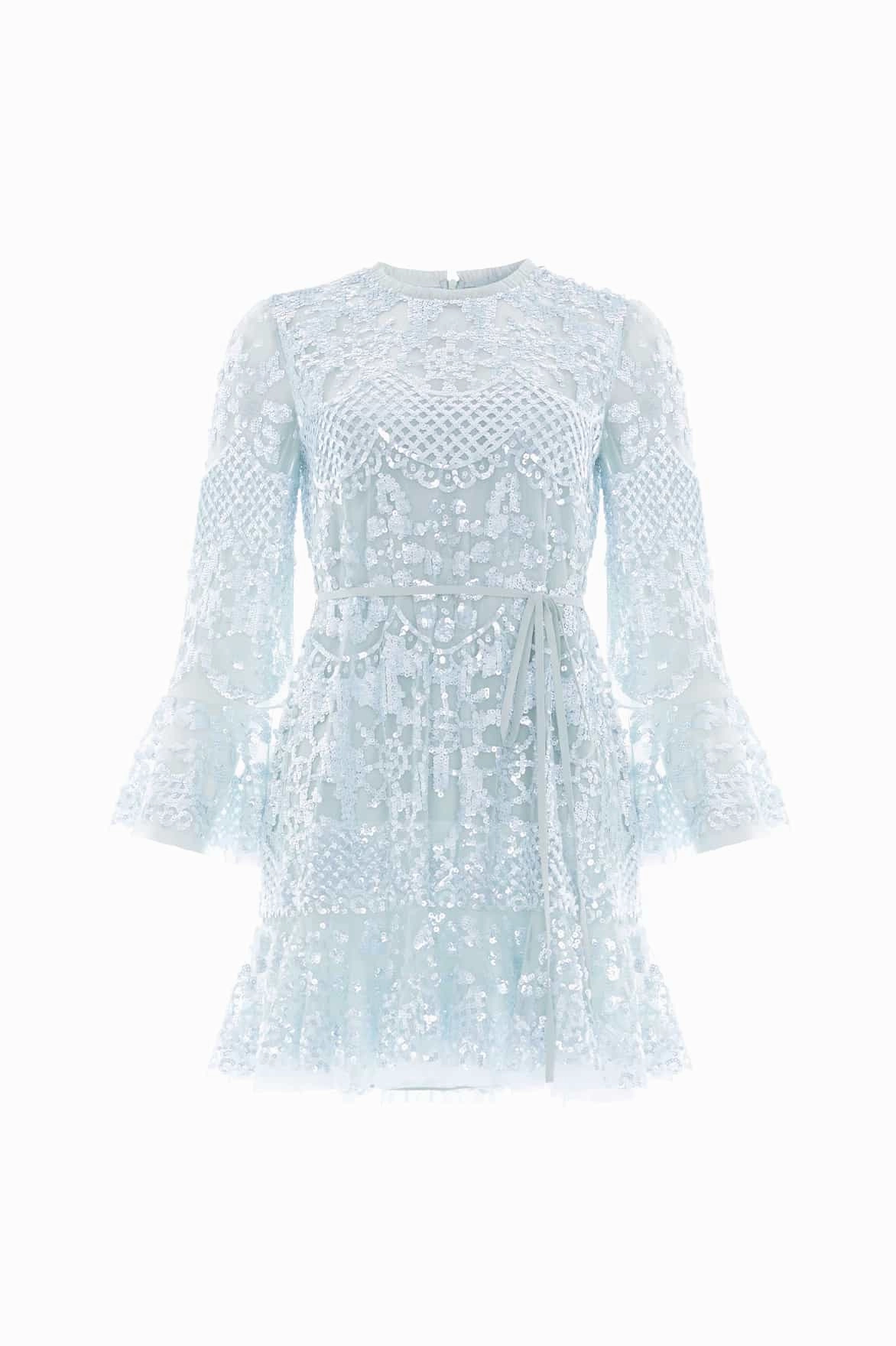 Youthful Feel Versatile-Style Snowdrop Mini Dress