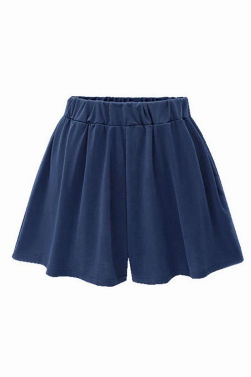 WASIT BANDING RUFFLED SHORTS Simple Fit