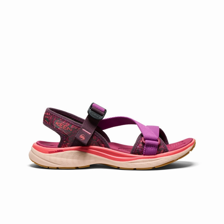 Comfort Outdoor Women's Leiki Open-Toe Sandal  |  Plum Perfect/Dubarry