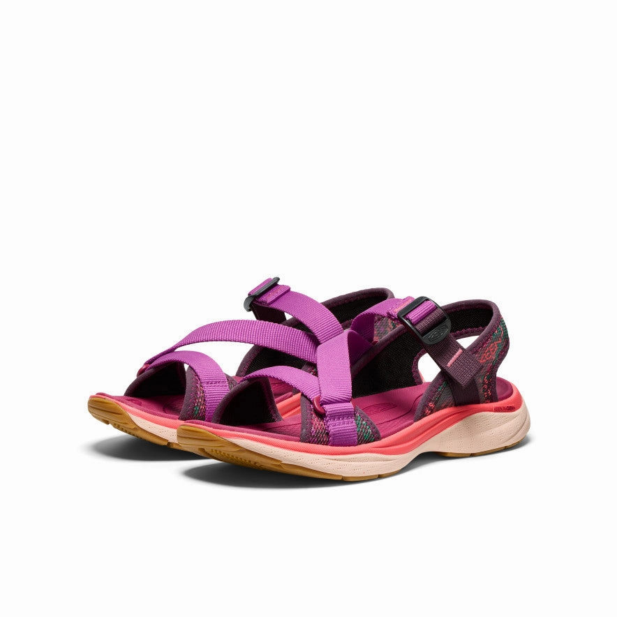 rubber Urban Chill Women's Leiki Open-Toe Sandal  |  Plum Perfect/Dubarry
