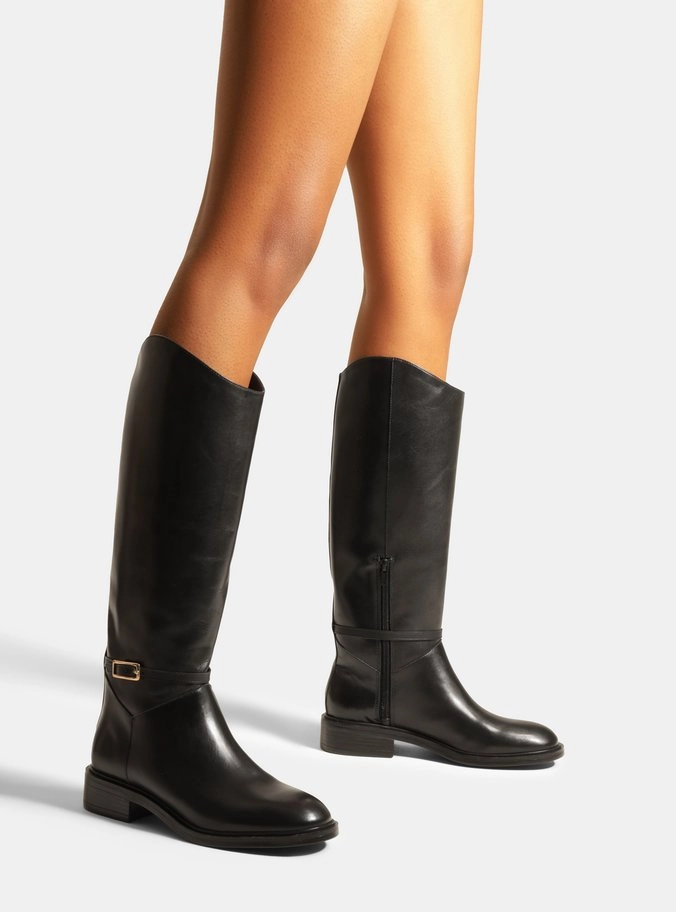 Northern Resident Mckenna Leather Wide  Block Boot