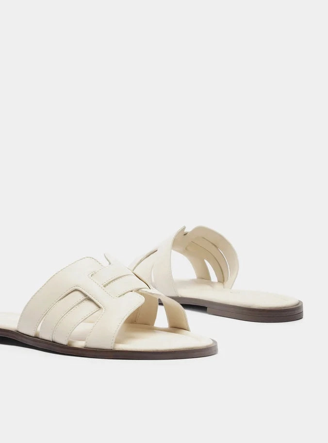 Hanna Leather Flat Ocean Mood Life Joy