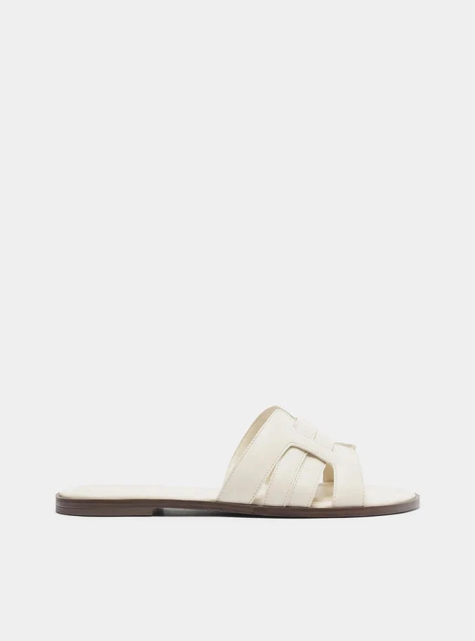 adjustable footwear Light Trail Hanna Leather Flat