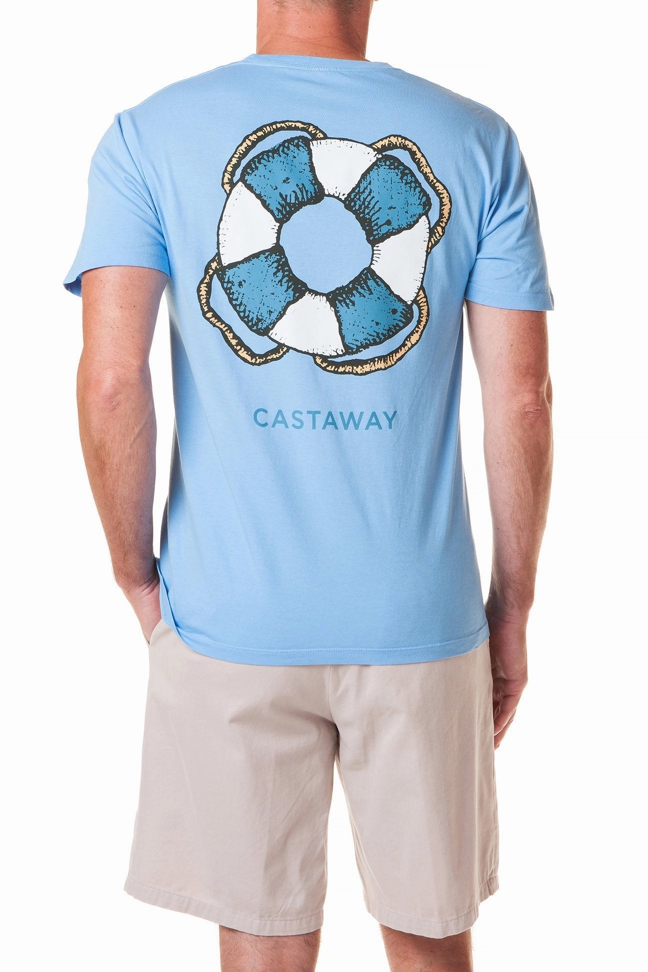 Adjustable Fit System Long Sleeve Shirt Beach Tee Azure Castaway