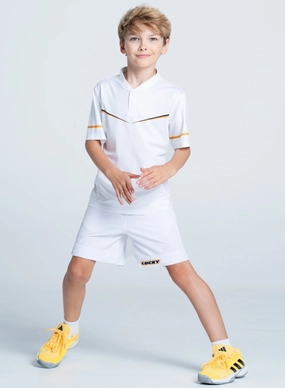 Inertia Henley Short Sleeve Stretch Material MultiLayer Stitching