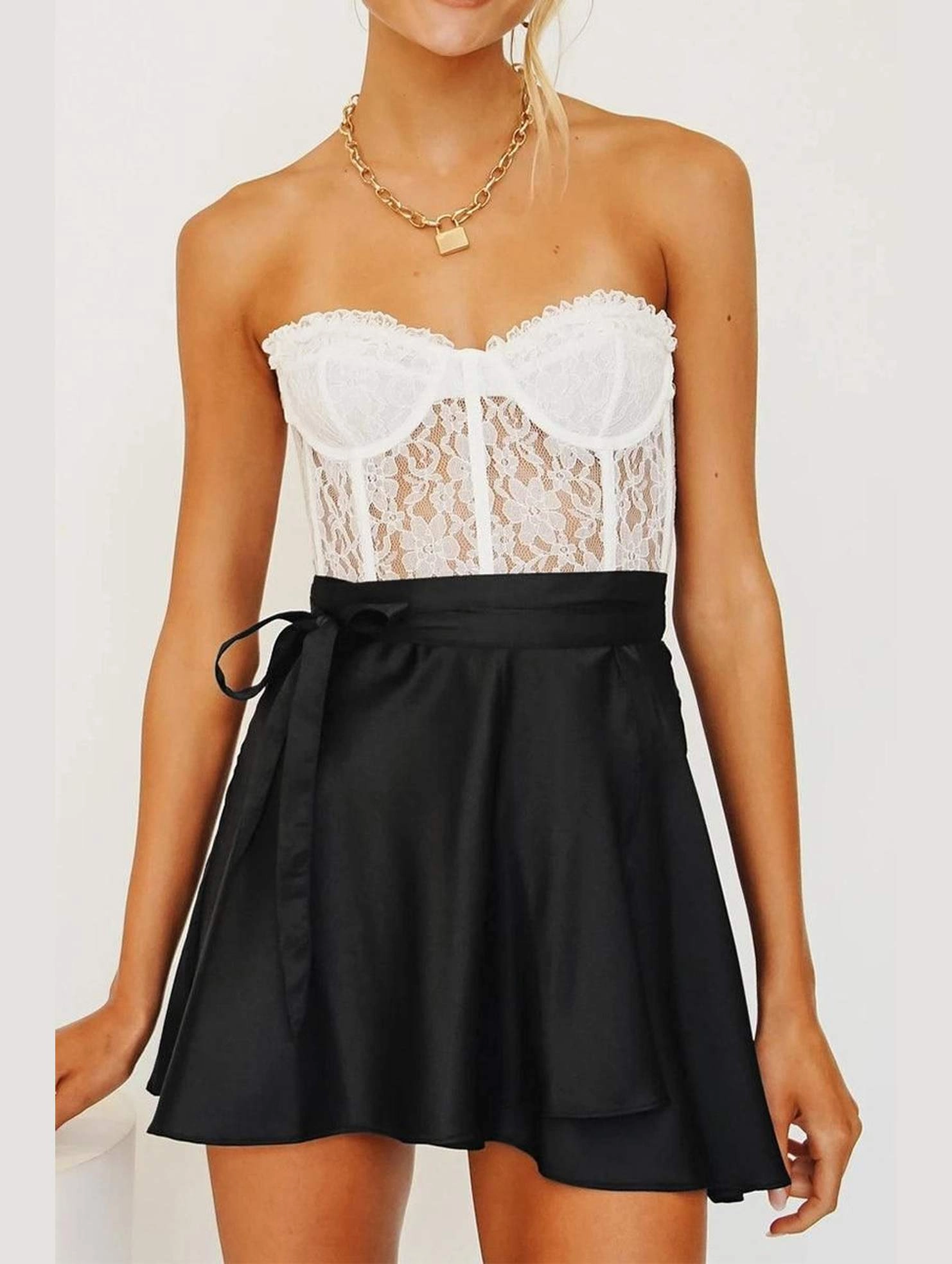 Flexible Comfort SOLID COLOR HIGH WAISTED CHIFFON SHORT SKIRT