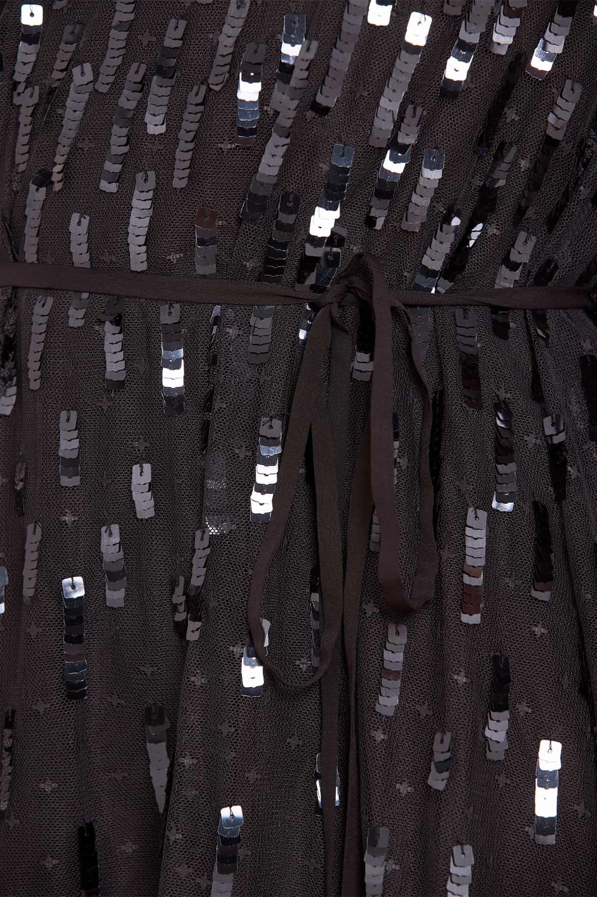 Dress-Up Style Golden Scene Sequin Dash Mini Dress