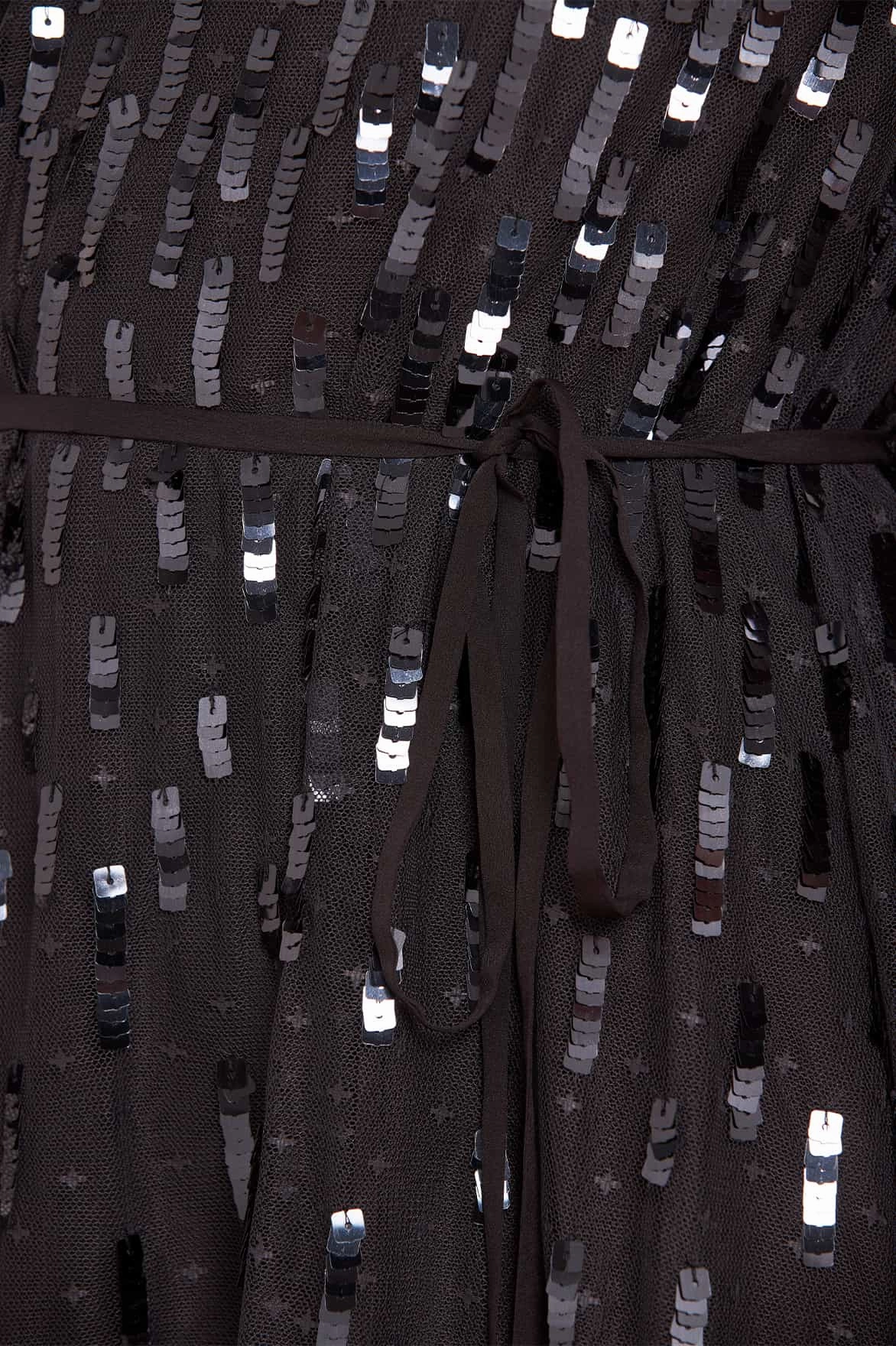 Elegant brunch outfit Spring Garden Sequin Dash Mini Dress