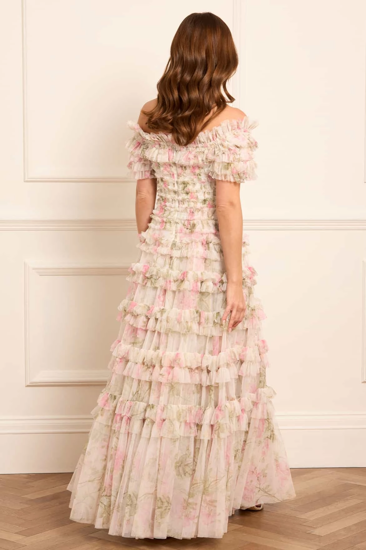 Rose Lisette Off-Shoulder Gown Lounge Vibes Warm Season