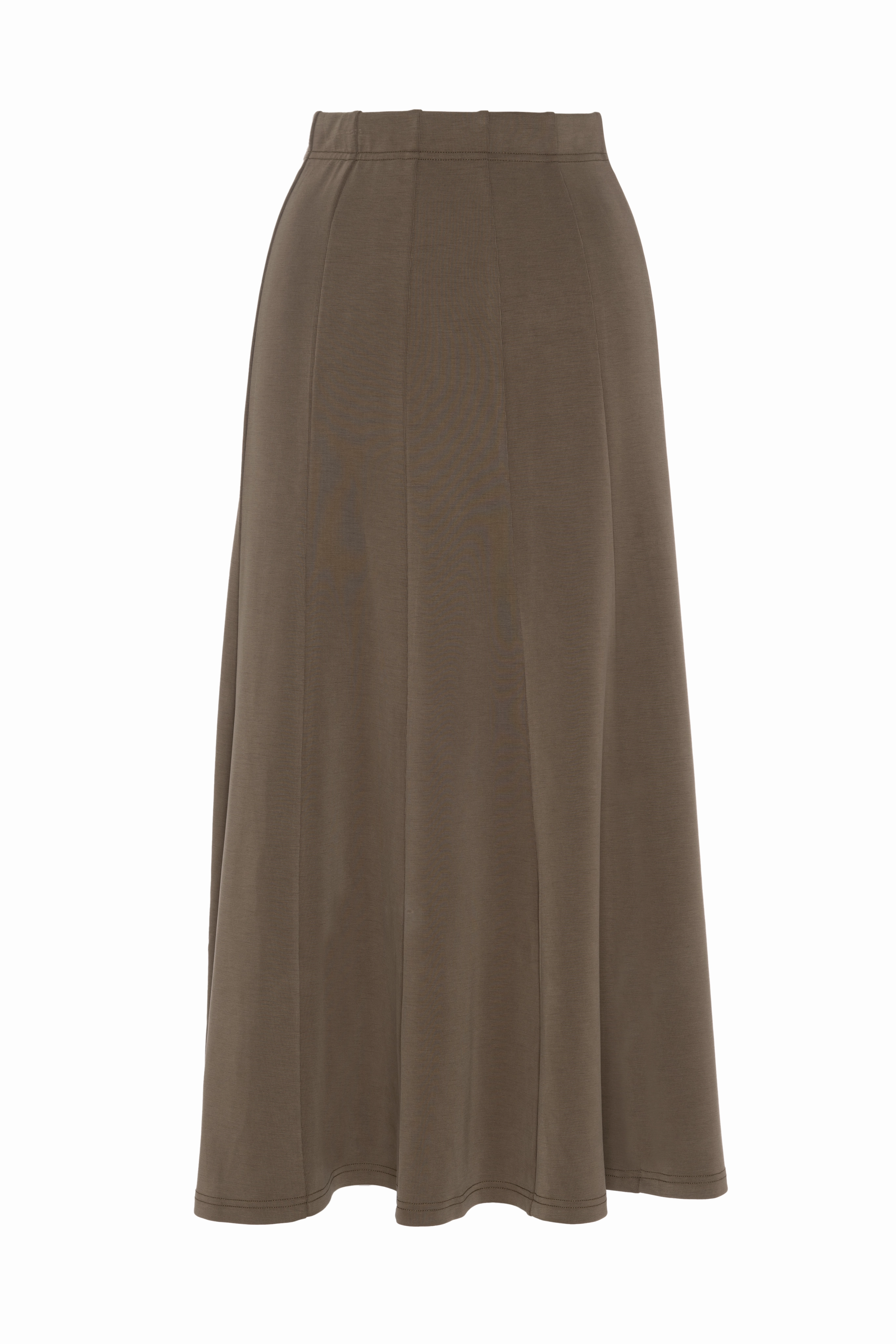 Day To Night Chafe Resistant Spades mocha Ribbed Midi Sweat Skirt WB5CM1795SM