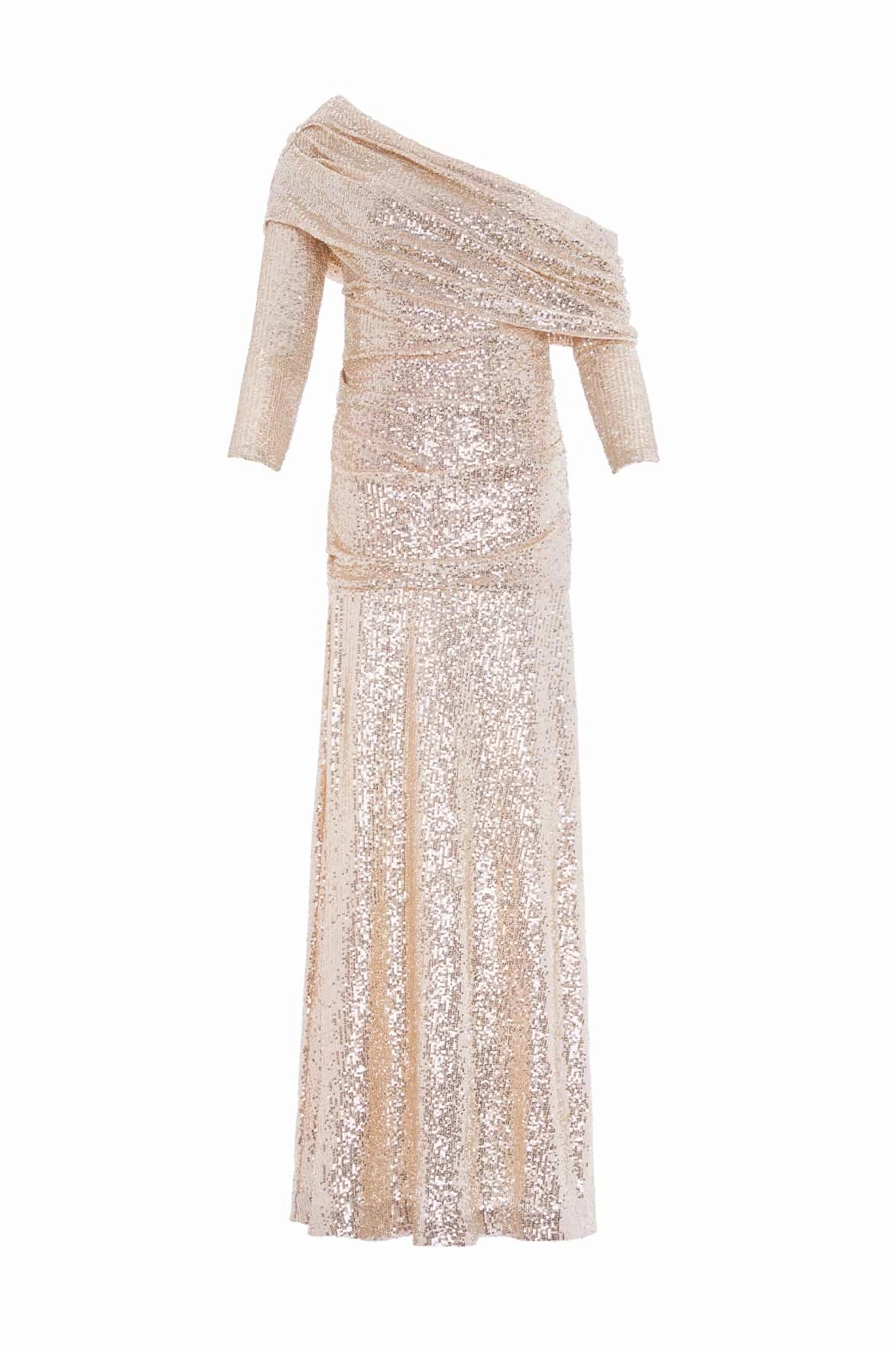 Everyday Use Smooth Tone Nova One-Shoulder Ankle Gown