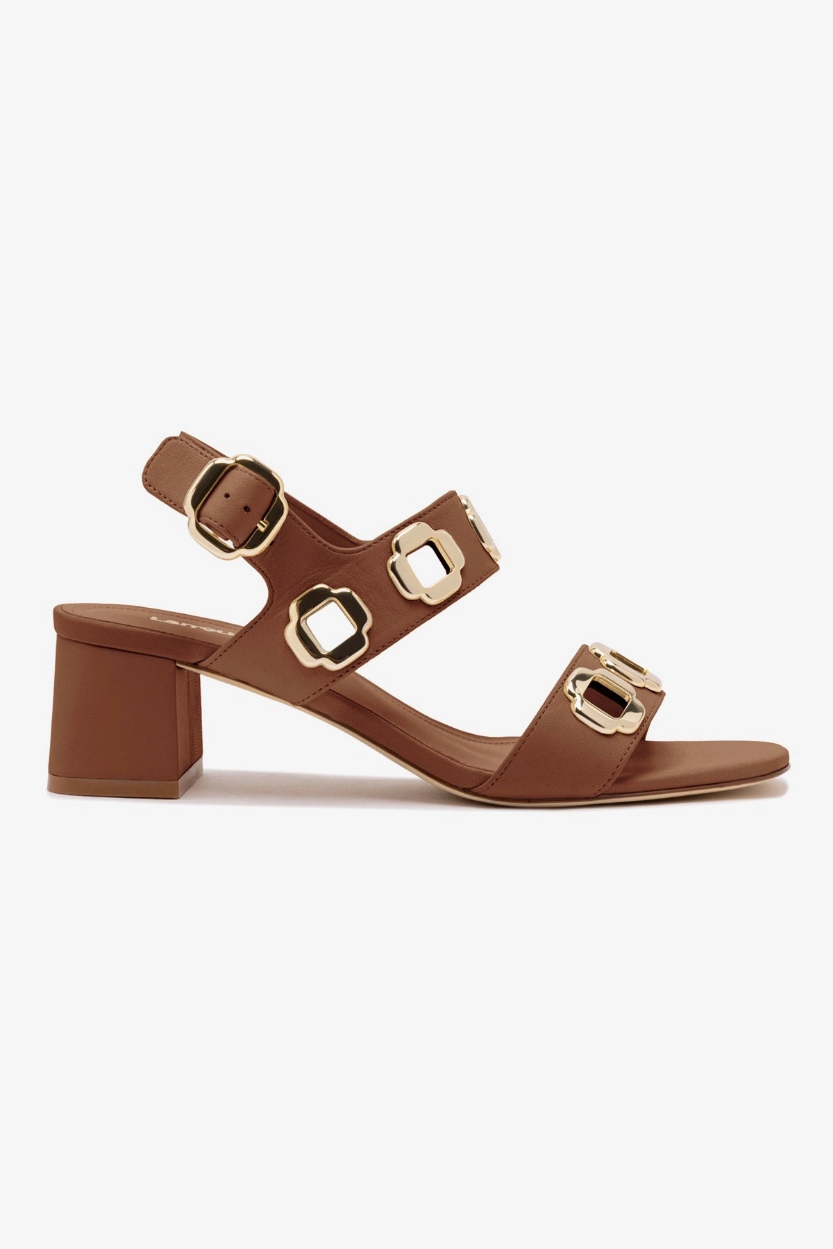 Milan Sandal In Caramel Leather Ocean Walk