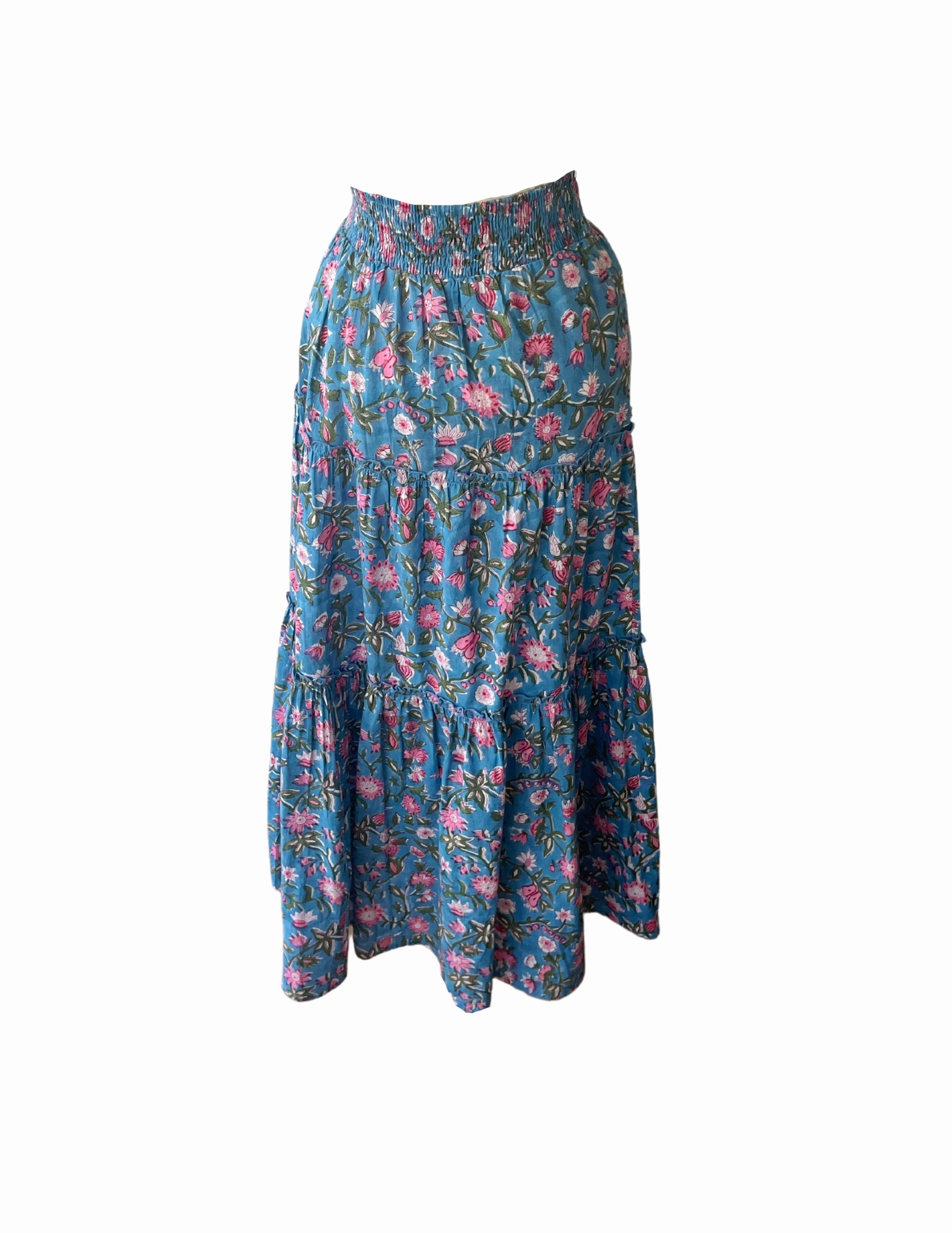 Media Feature Hidden Zipper Skye Maxi Skirt Coral Bells