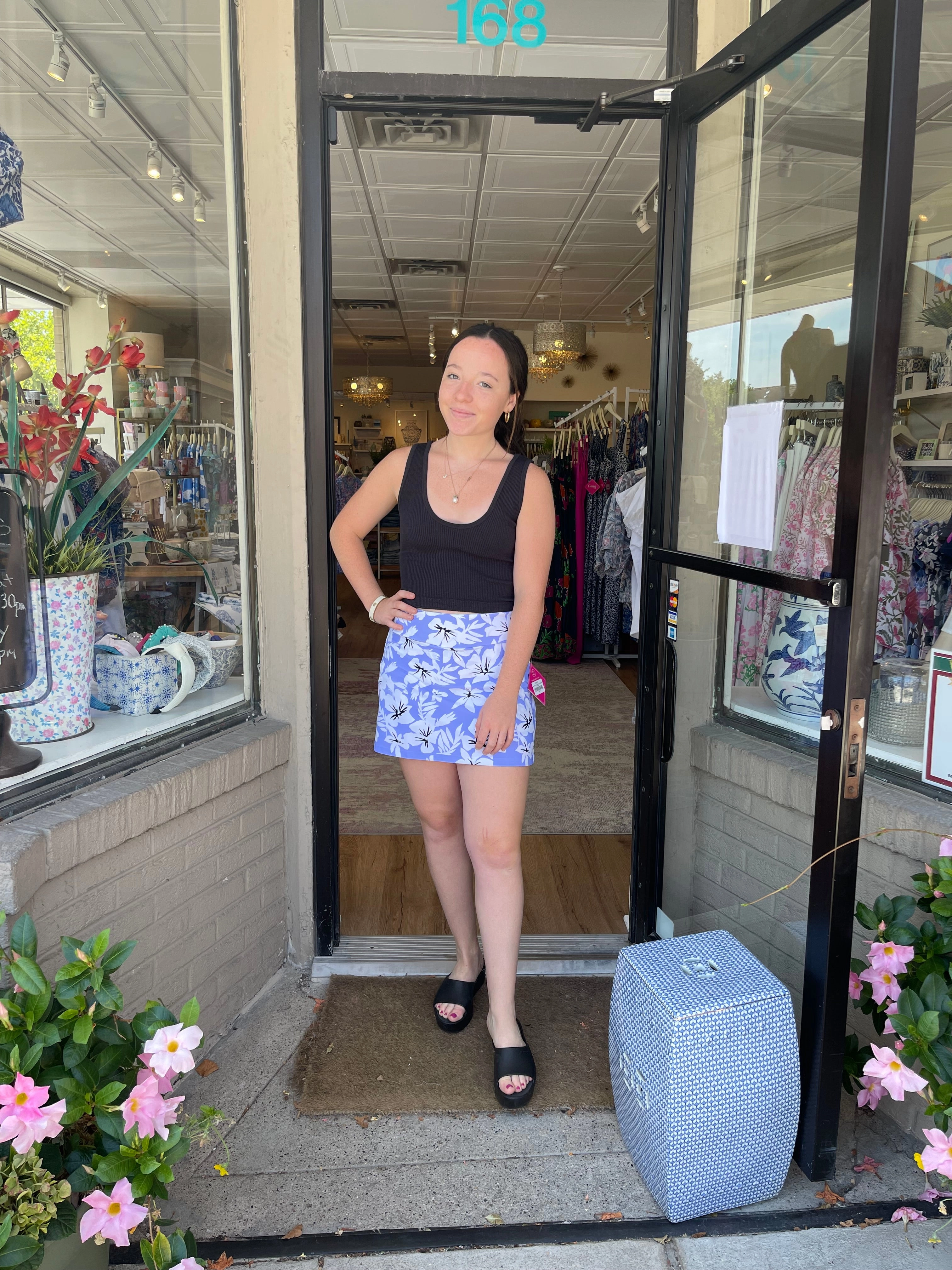 Biodegradable Fiber Blend Razi Skort Hibiscus Lilac