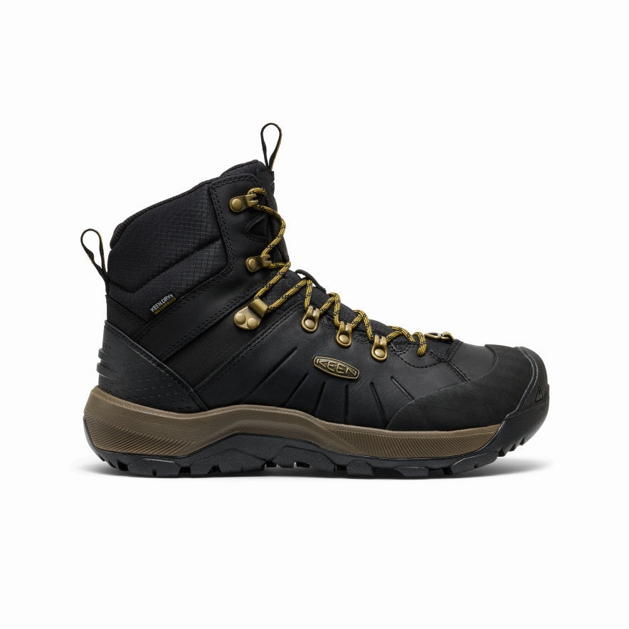 Men's Revel IV Polar Waterproof Boot  |  Black/Lemon Curry Art Gallery