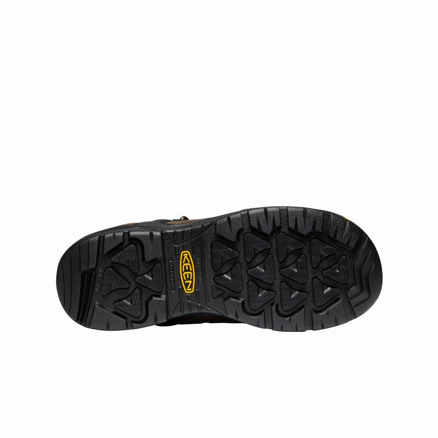 ventilation channels Men's Dover 8" Insulated Waterproof Boot (Carbon Toe)  |  Dark Earth/Black