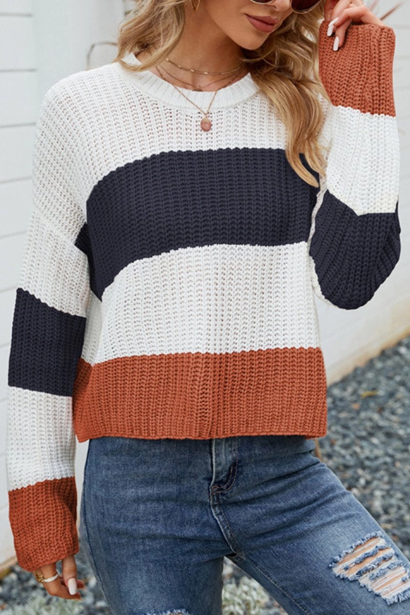 WOMEN CROCHET FISHERMAN KNITTED LOOSE SWEATER NoiseReduciting Zipper