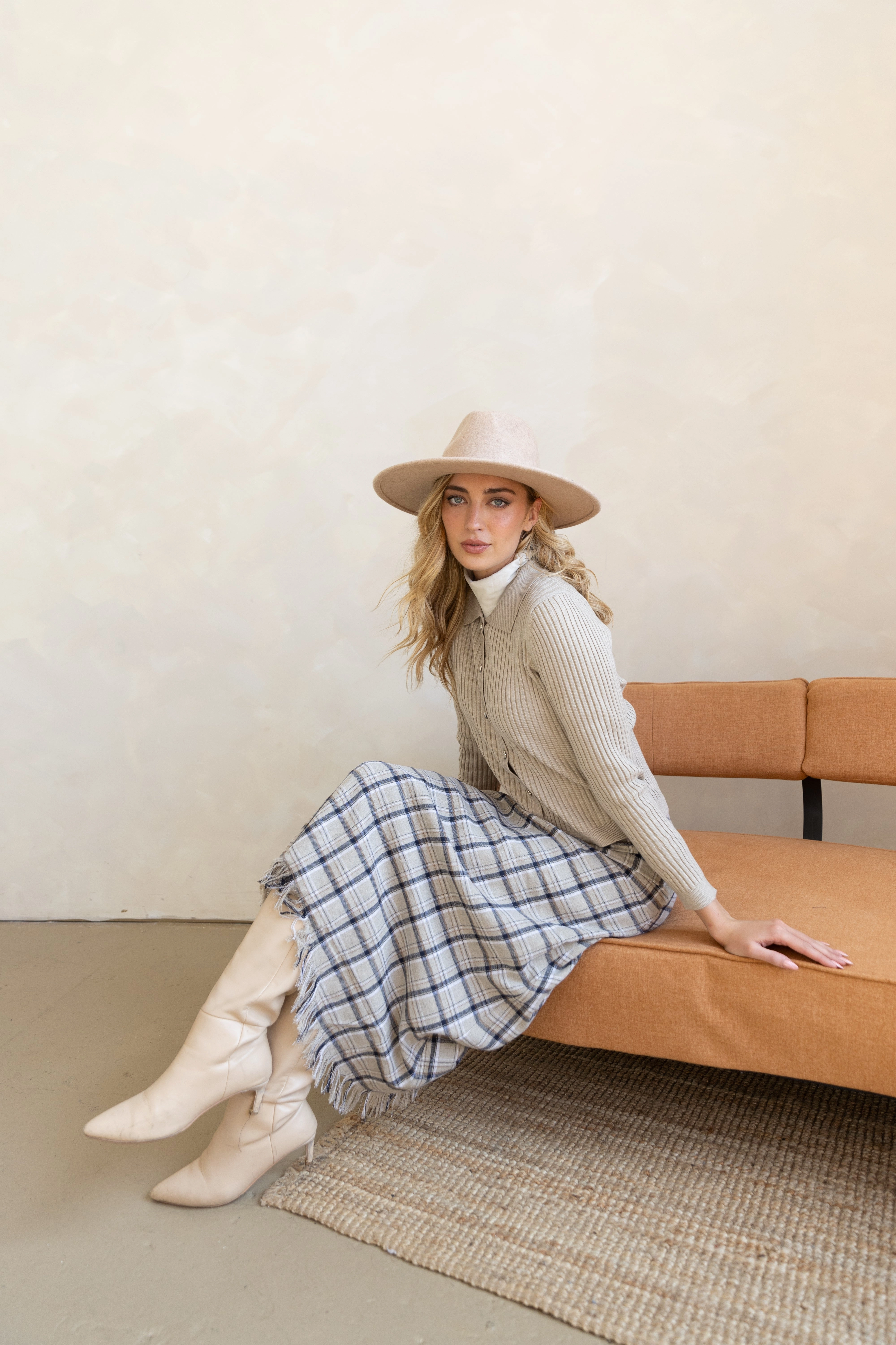 Stella Plaid 2.0 Skirt Modern Details