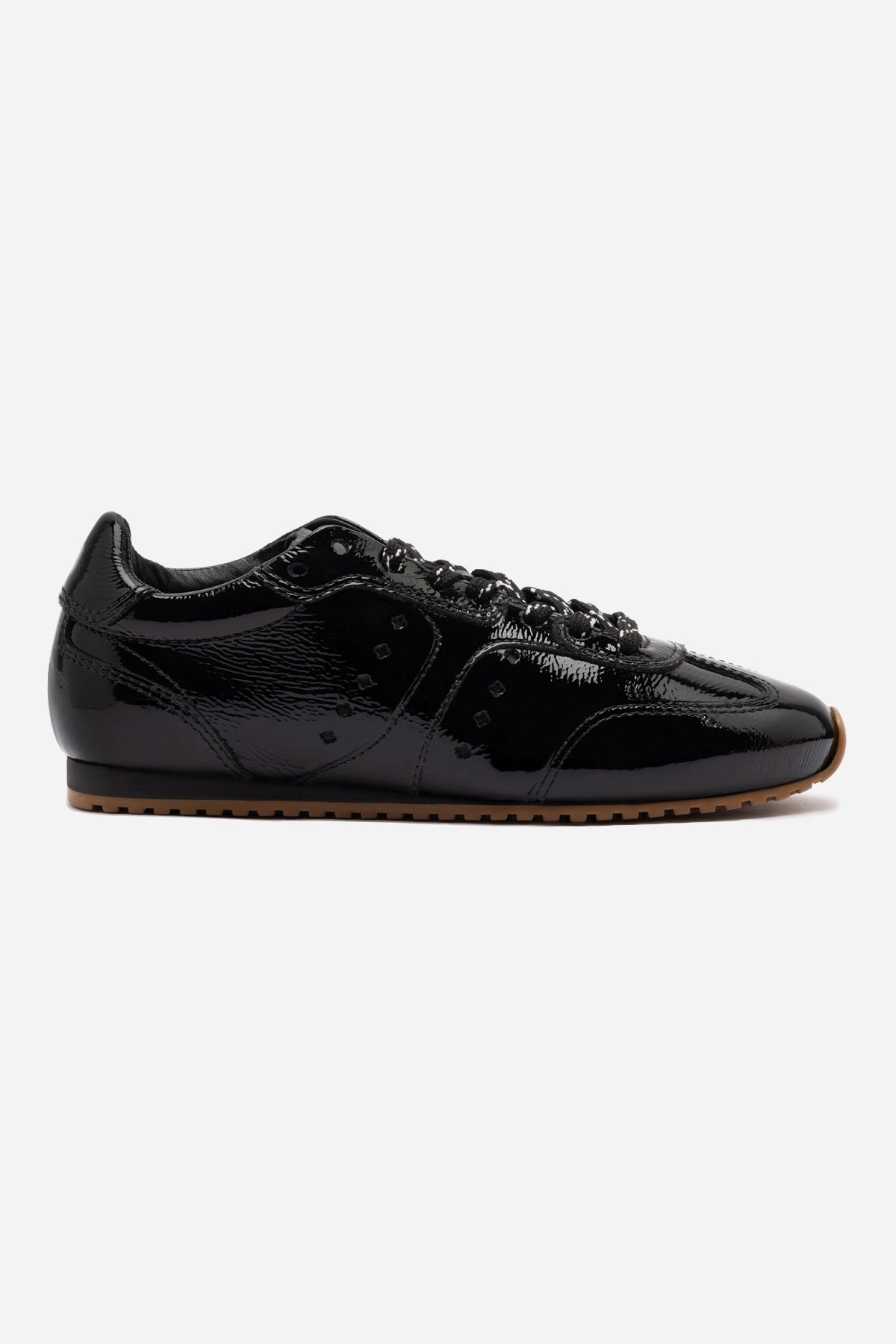 Media Pop Commute Light Stella Sneaker In Black Patent Leather