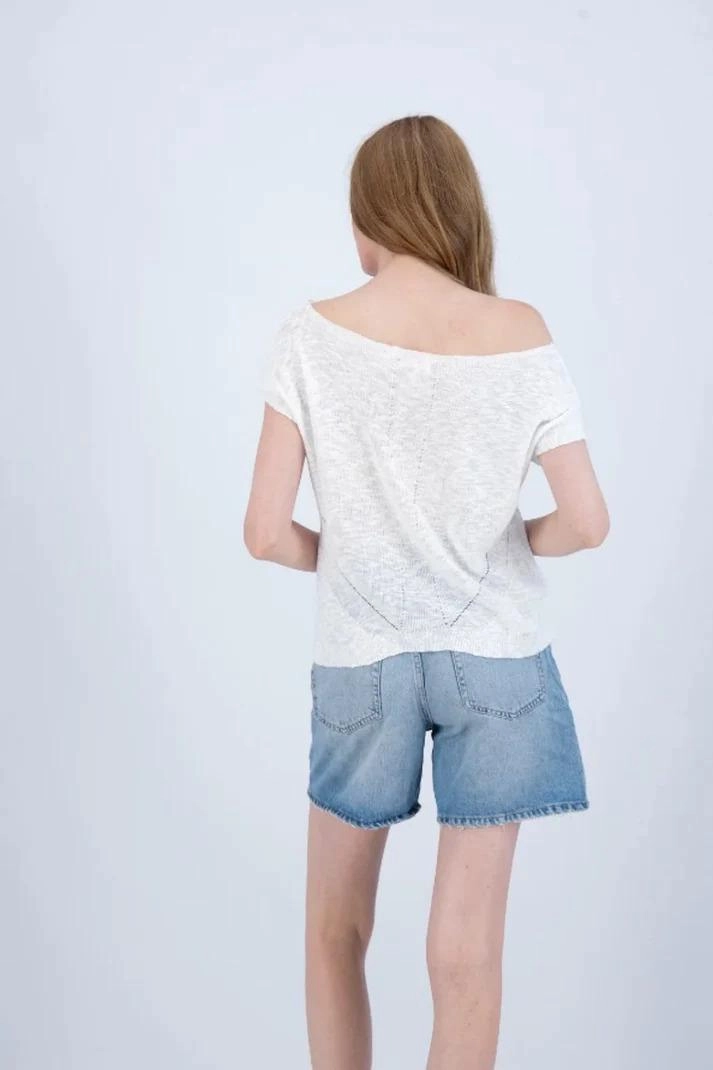 Stitchdrop Sea Breeze Top Stretchable Blend