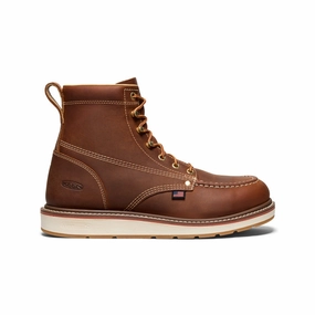 Men's Liberty 6" Boot (Soft Toe)  |  Leather Brown/Birch NYC Street Dance Floor