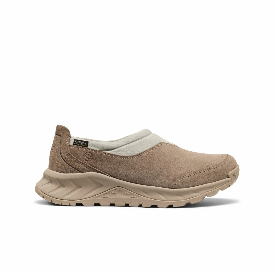 Women's TTS Moc Waterproof Sneaker  |  Brindle/Silver Birch Footwear Comfort Walk Slip Ready Fit