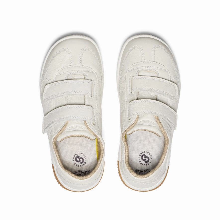 Big Kids' KNX T-Toe Sneaker  |  Star White/Star White Low Profile Quick Slip Access