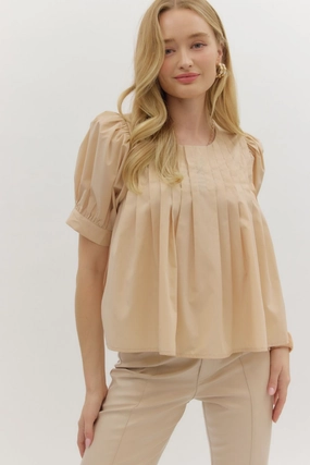 Estelle Babydoll Top NonScratchyLining Thermal regulation