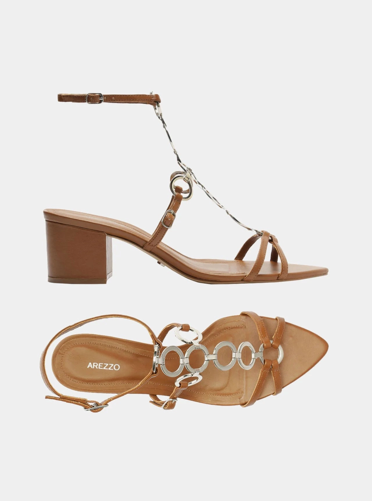 Relaxed Footwear for Summer Edith Leather Block Sandal