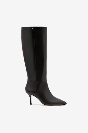 World Walk Kate Mid Boot In Black Leather
