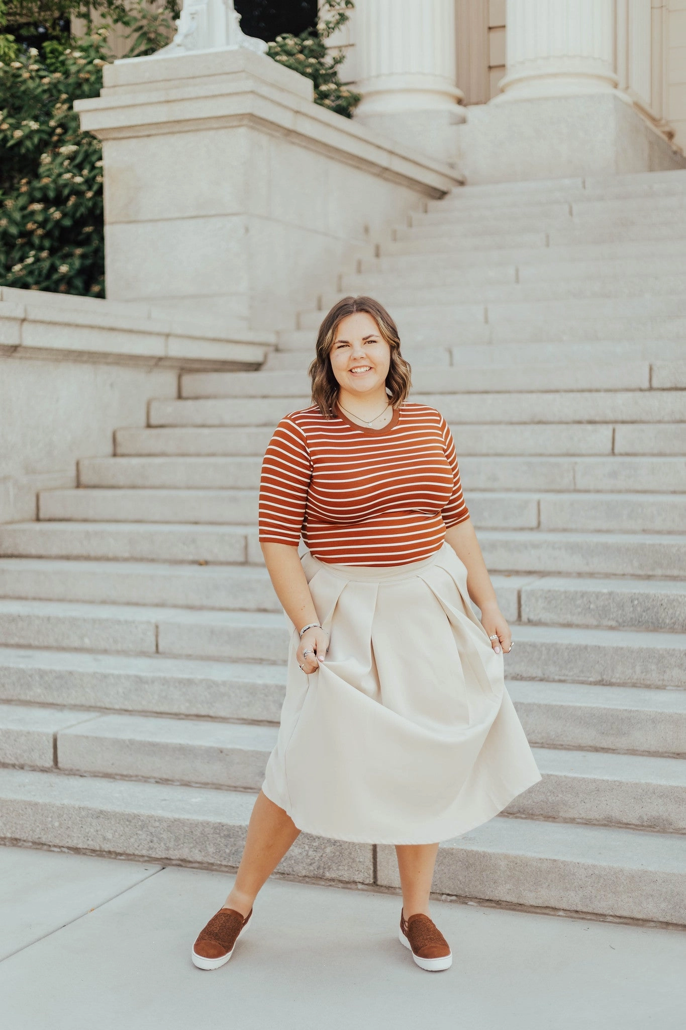 Shelby Skirt Taupe Fashion Energy birthday party