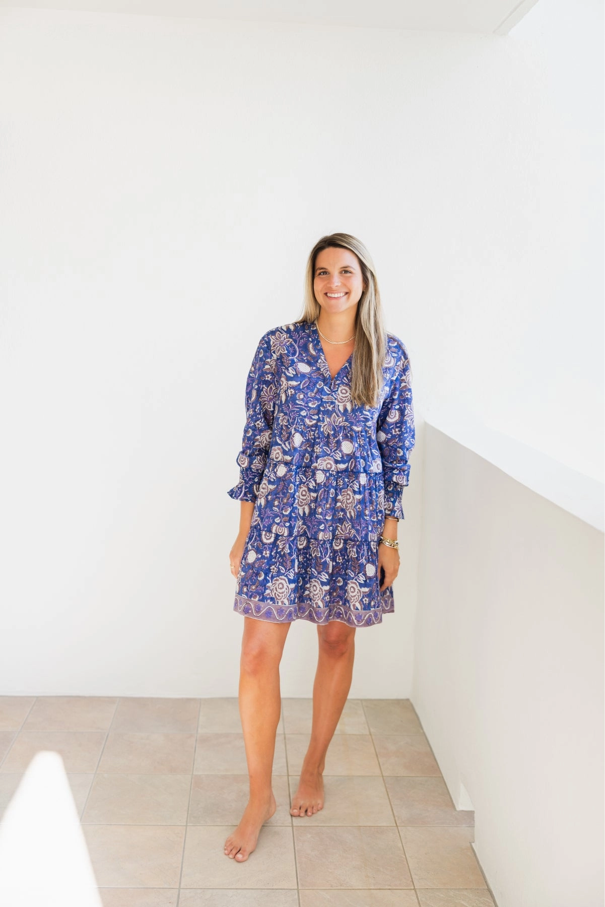 Fashion-forward day dress Bold Structure Dover Dress Purple Passion