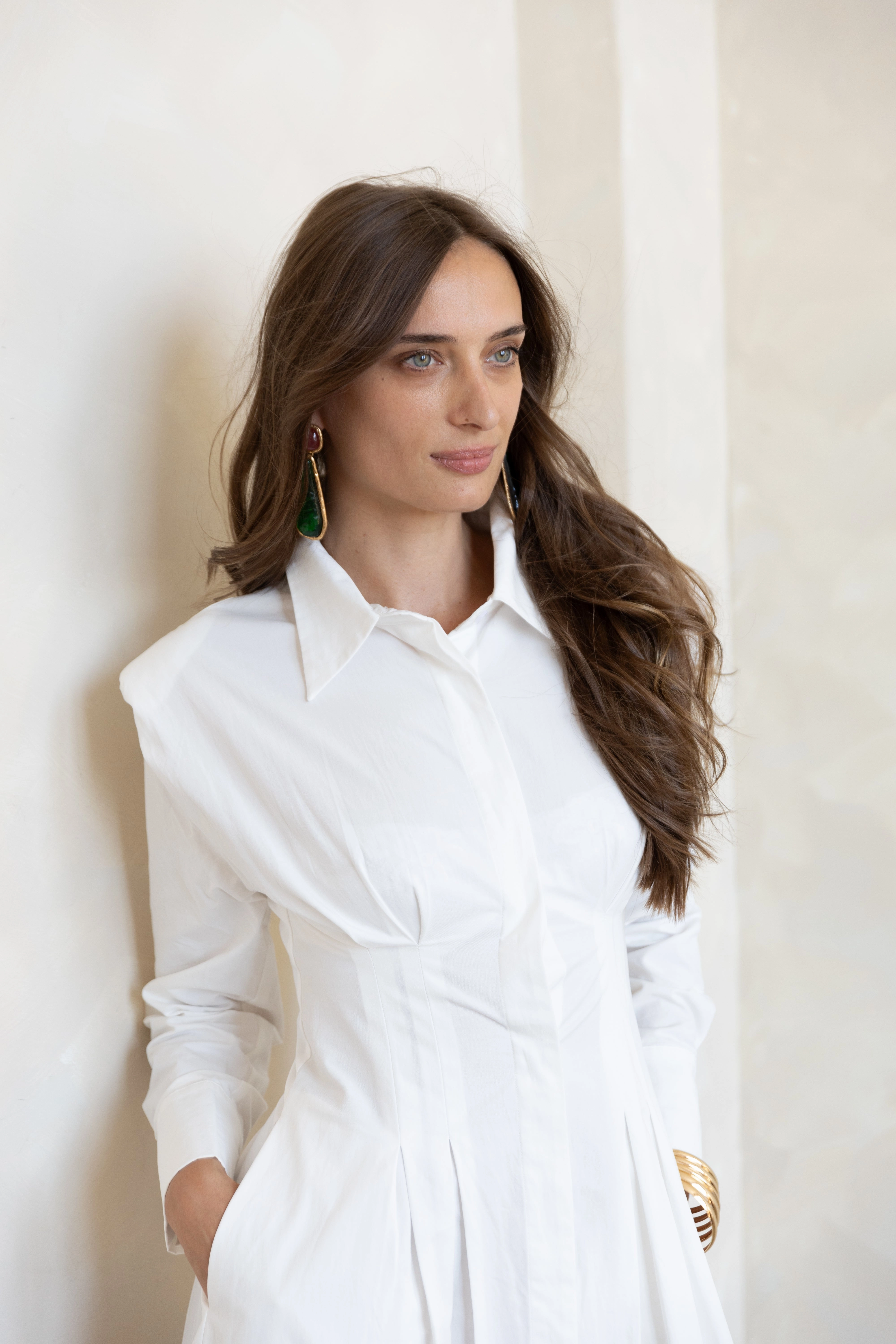 Marianna Dress Timeless Style Floral-Pattern