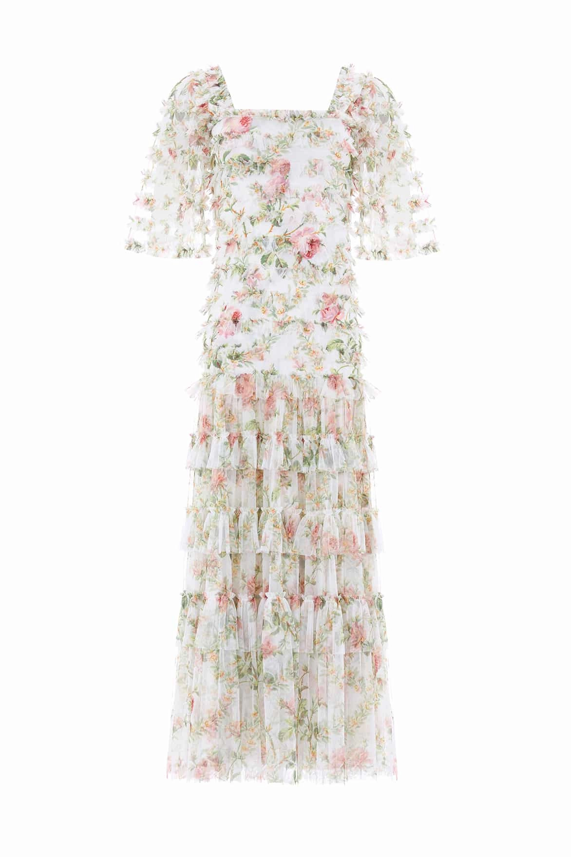 Colette's Rose Short Sleeve Ankle Gown Love Energy