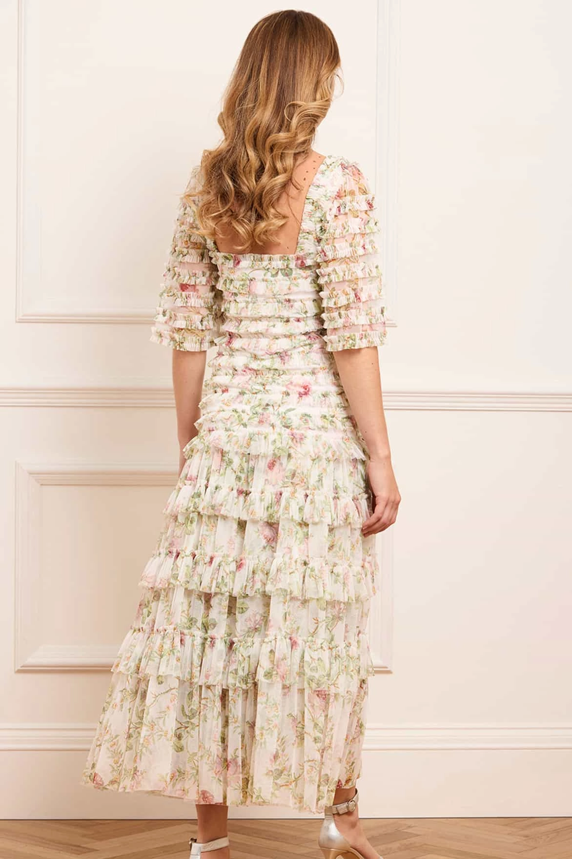 Cotton Touch Colette's Rose Short Sleeve Ankle Gown